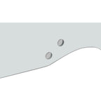 Front Driver Door Glass for Subaru Outback Legacy (2010–2014)