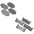 Akebono ProACT Ceramic Disc Brake Pad Kit for Mazda Miata (1990–2005)