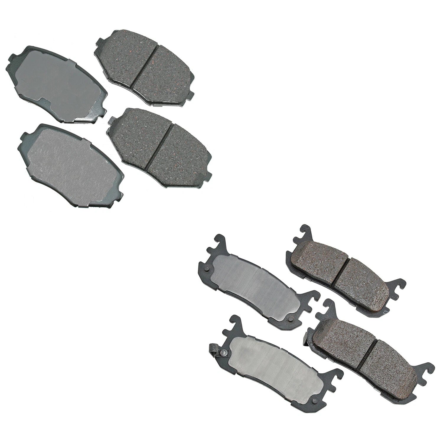 Akebono ProACT Ceramic Disc Brake Pad Kit for Mazda Miata (1990–2005)