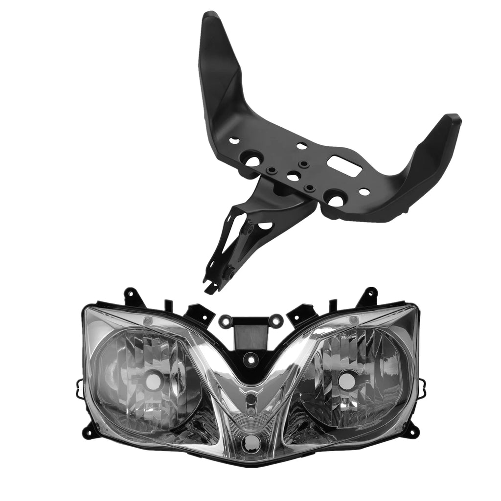 Front Headlight Lamp & Upper Stay Fairing Bracket for Honda CBR600F4i (2001–2007)