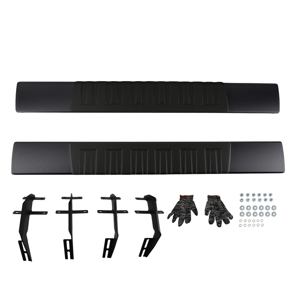 6" Black Side Steps Running Boards for Ford F150 (2015–2026)
