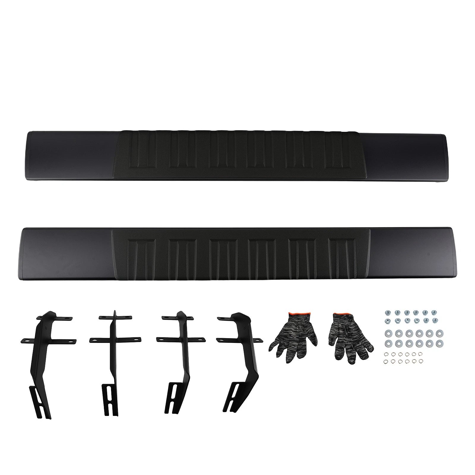 6" Black Side Steps Running Boards for Ford F150 (2015–2026)