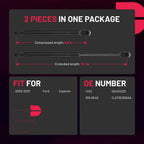 Front Hood Lift Supports for Ford Explorer (2002-2010) Gas Struts Shocks