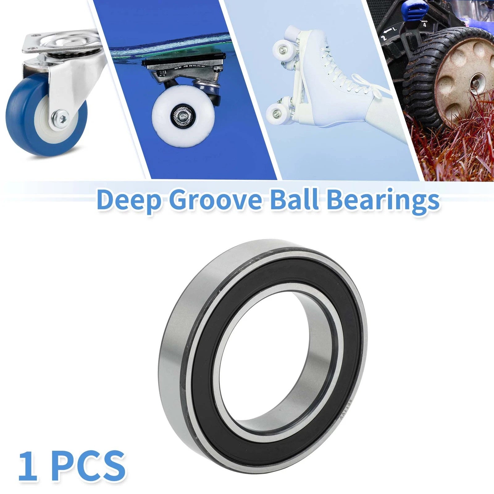 Deep Groove Ball Bearing 55x90x18mm for Scooter Skateboard (6011VV)