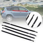 Set of 4 Weatherstrip Window Moulding Trim Seals for Toyota RAV4 (2009–2012)