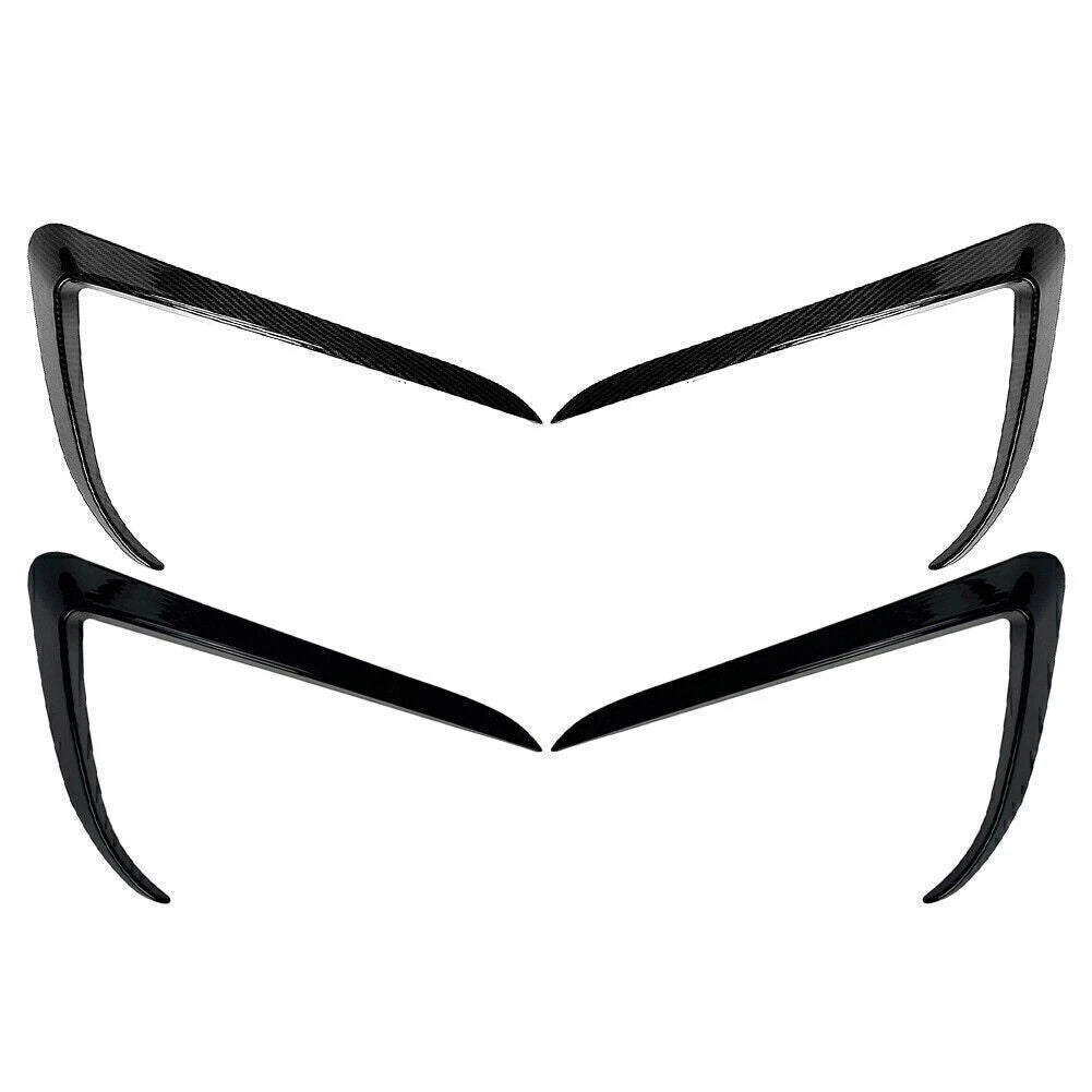 Front Fog Light Lamp Eyebrow Cover Trim for Tesla Model X (2015–2020)