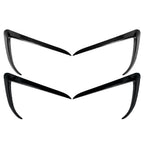 Front Fog Light Lamp Eyebrow Cover Trim for Tesla Model X (2015–2020)