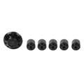 Black Front Hubcap Screw Wheel Cover for Vespa Primavera/Sprint 150 (13-21)