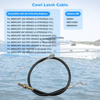 Lower Cowl Latch Cable for Mercury Verado 200-400