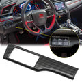 Carbon Fiber Style Headlight Switch Button Cover for Honda Civic (2016–2021)