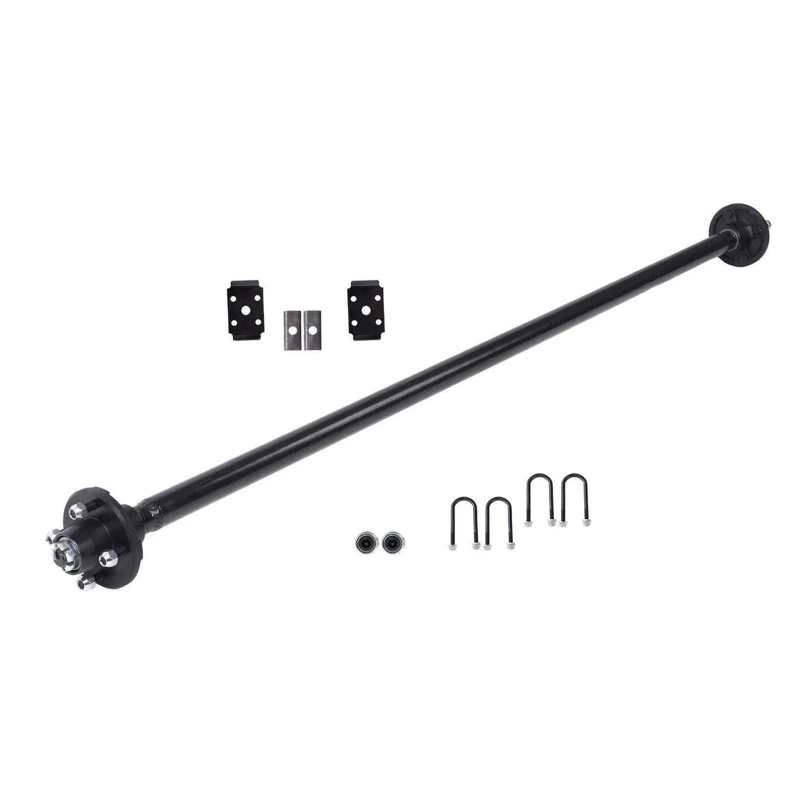 2000 lbs Trailer Axle for Boat RV Utility 4 Lug (44"~72" Hub Face)