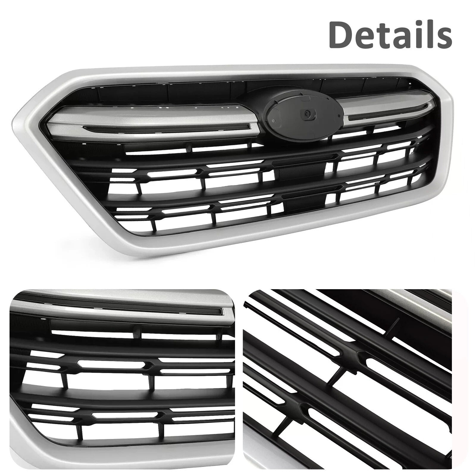 Front Grille for Subaru Outback (2018-2019) Black Painted