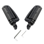 Matte 10mm Footrest Pegs for Harley Touring Electra Street Road Glide