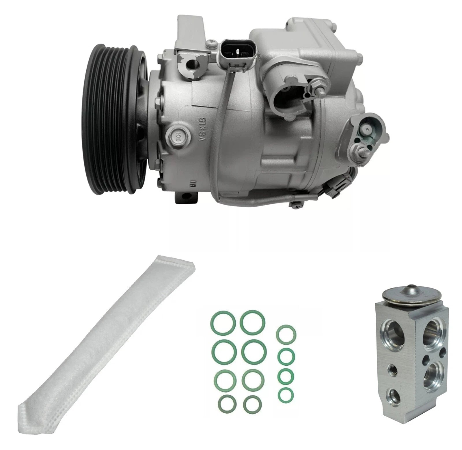 AC Compressor Kit Replacement for Hyundai Genesis 4.6L V8 (2009–2014)