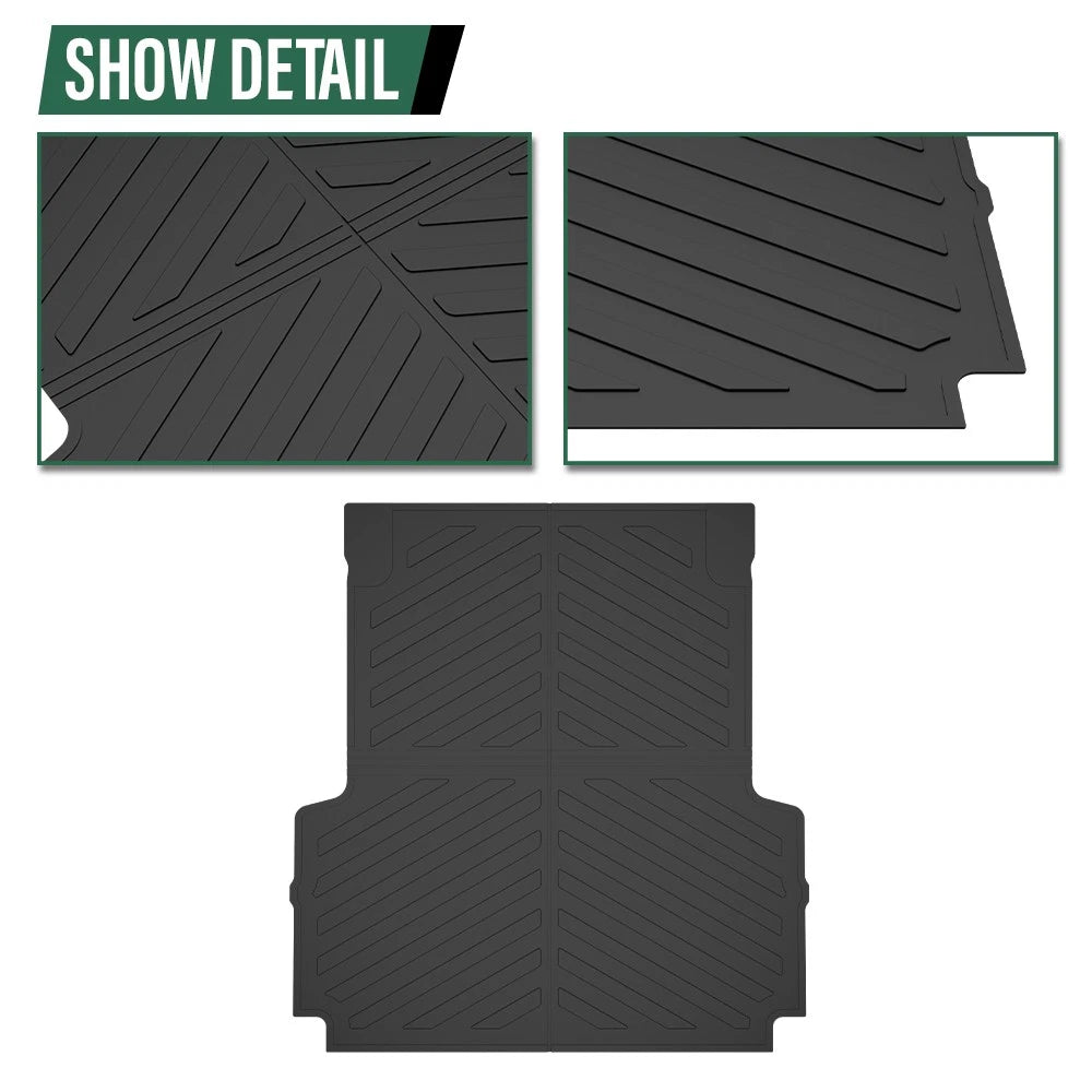 All Weather TPE Truck Bed Mat for Jeep Gladiator JT (2020–2024)