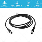 NMEA2000 Drop Cable 2m 5-Core Female to Male for Marine Boat
