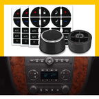 Car Rear Volume Radio Control Knob Button Repair Kit for EJ