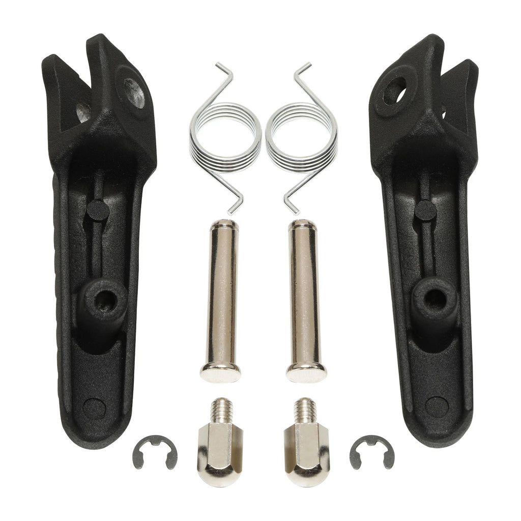 Front Driver Footpegs Footrests for Honda CBR600RR (2003–2025), CBR1000RR (2004–2025)
