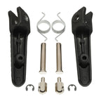 Front Driver Footpegs Footrests for Honda CBR600RR (2003–2025), CBR1000RR (2004–2025)
