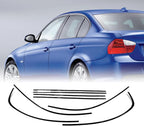 Window Sill Molding Trim Strips Gloss Black for BMW 3 Series E90 (2006–2012)