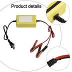 12V Car Battery Charger for Compact Design Vehicles