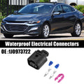 Set of 2 Horn Connectors with 2 Terminals Waterproof Plug for Audi A6 (2019–2020)