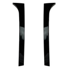 Rear Black Window Spoiler Trim Covers for Skoda Superb (2008-2015)