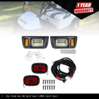 LED Headlight and Tail Light Kit for Club Car DS Golf Cart (1993–Present)