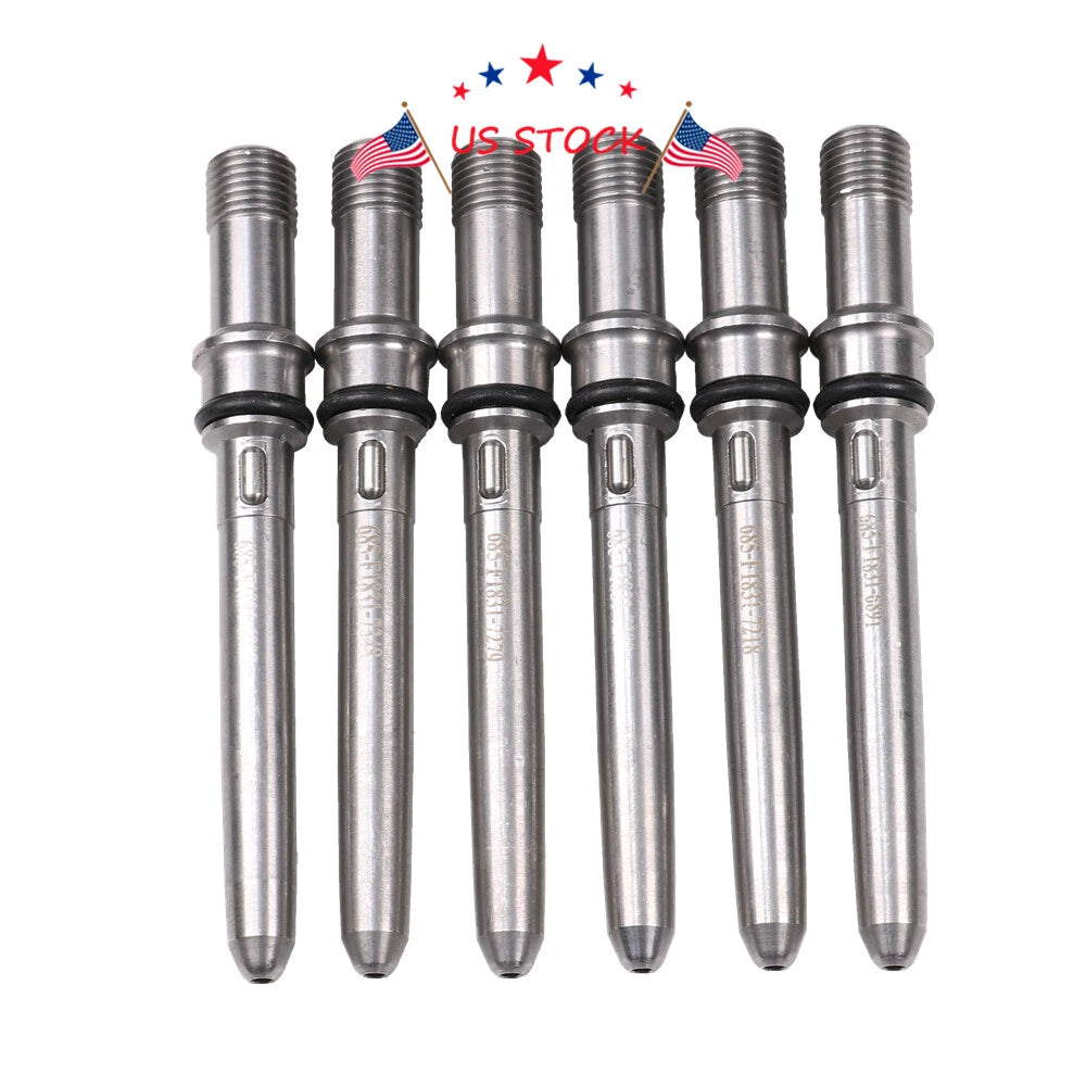 Set of 6 Injector Connector Tubes for Dodge Cummins Diesel (5.9L, 6.7L)