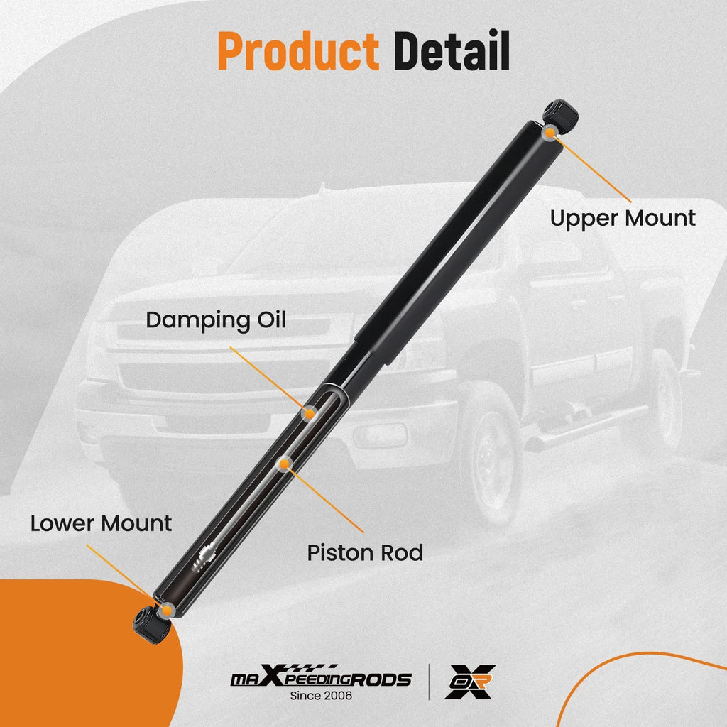 Set of 2 Shock Absorbers for Ford F-350 Super Duty (2005–2021)