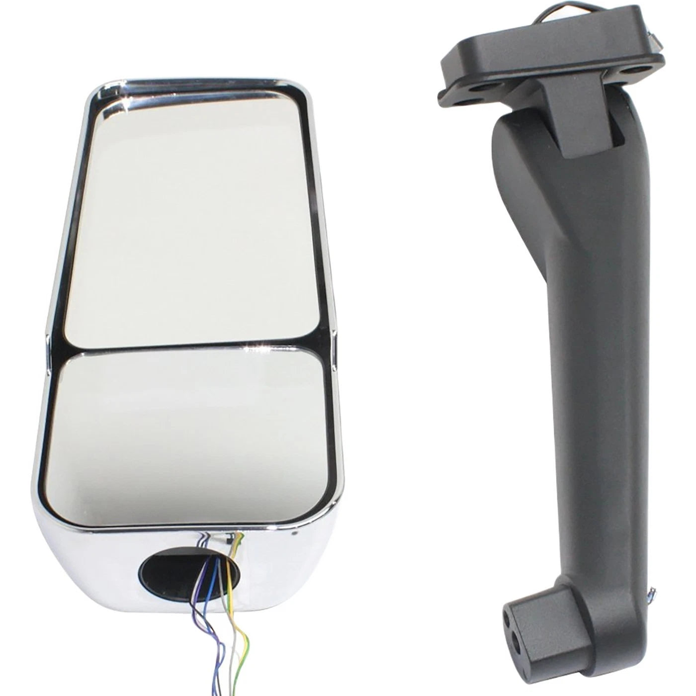 Set of 2 Chrome Heated Power Mirrors for Chevrolet C4500 Kodiak (2003–2009)