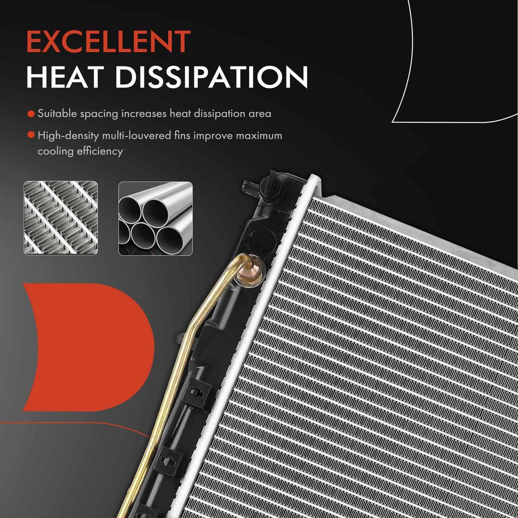 Radiator with Trans Oil Cooler for Mitsubishi Mirage (1993–1996)
