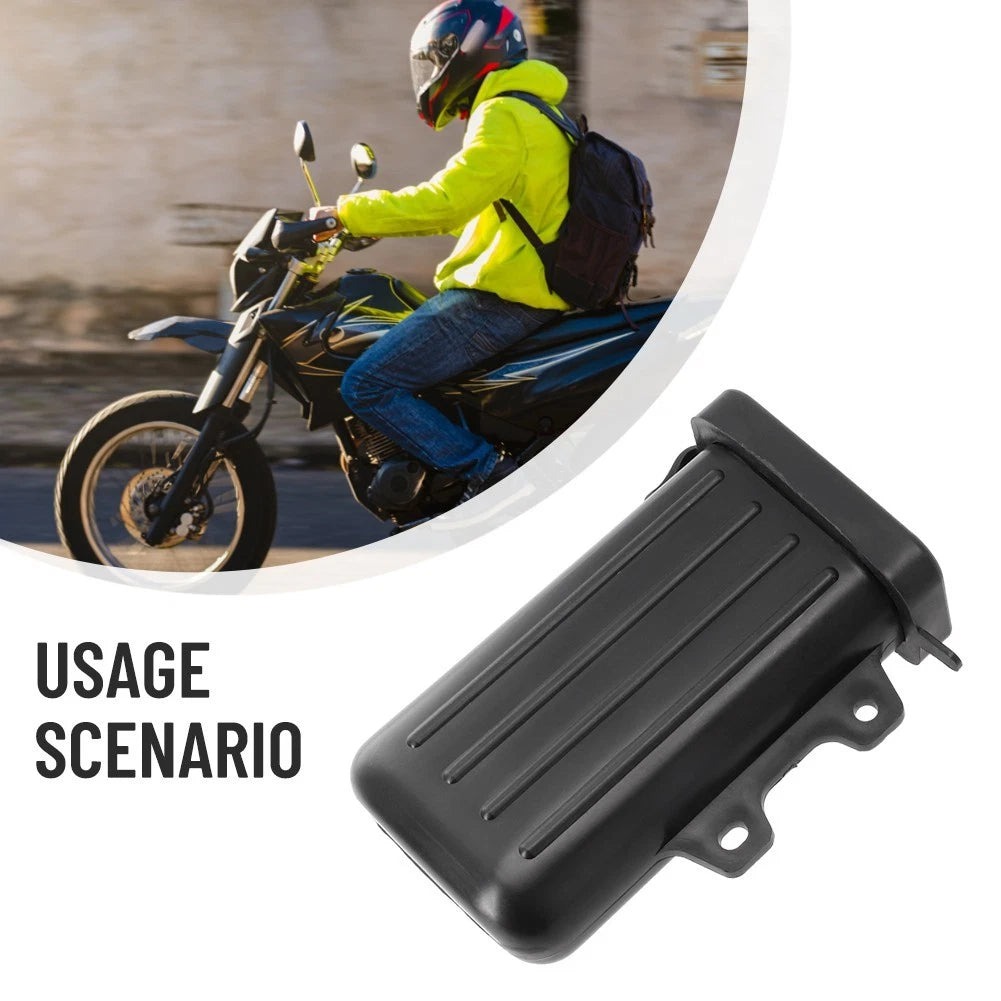 Tool Box for Motorcycle (1 Piece, ABS, Black)