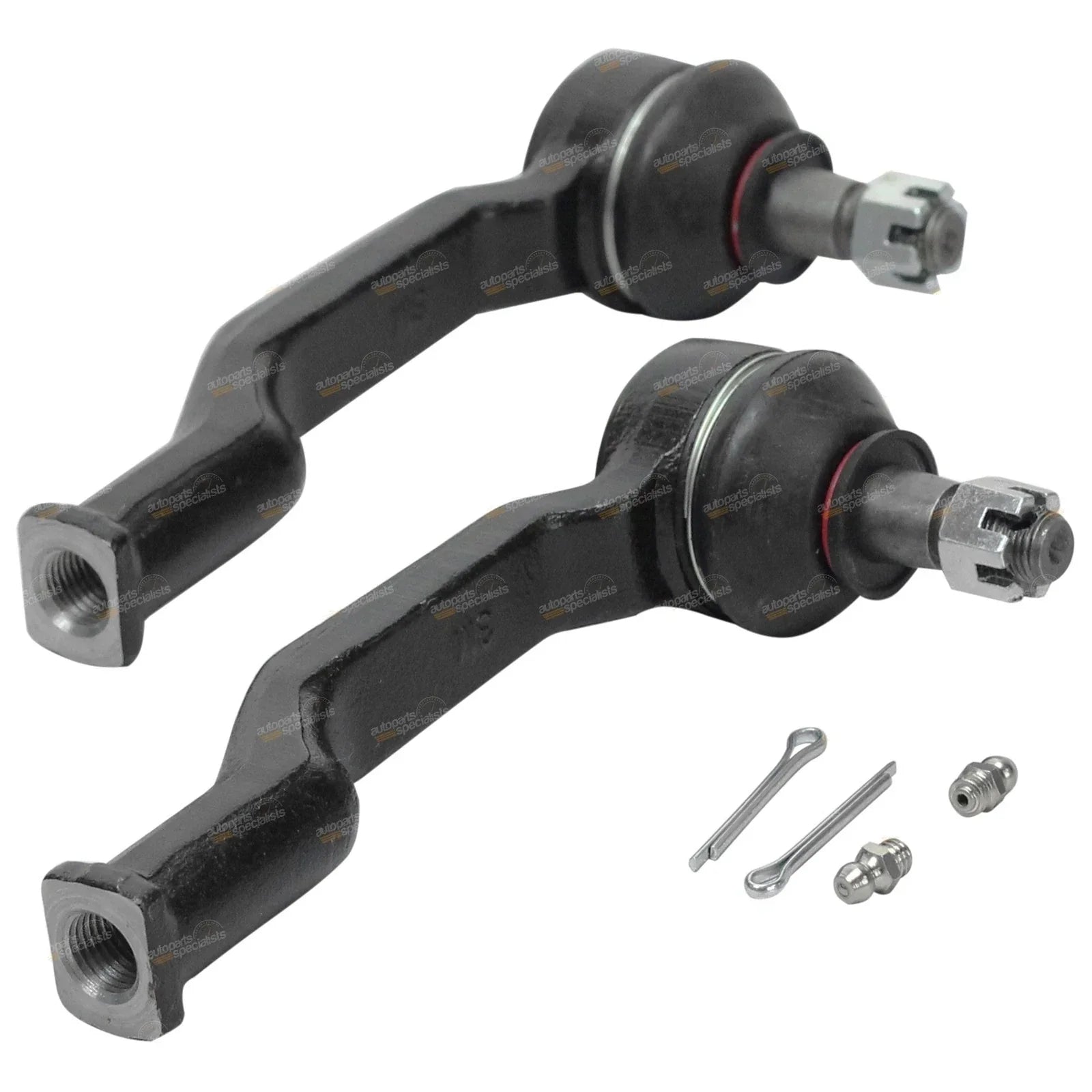 Front Inner LH + RH Tie Rod Ends for Mazda B2200 (1988 - 1996)