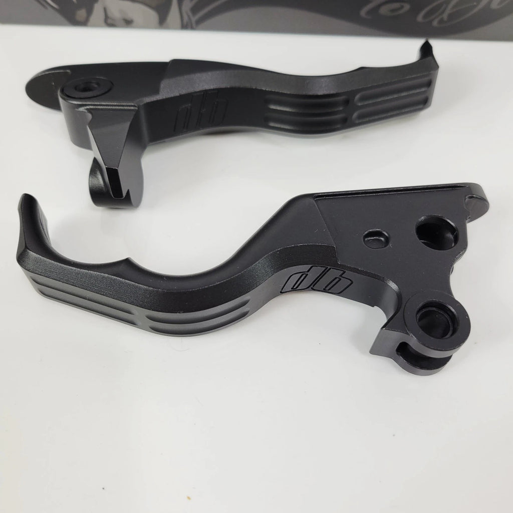 Dangerboy Short Style Lever Set for Harley Touring (2021–2023) T6061 Stealth Black