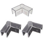 Set of 4 PVC Fish Tank Corner Protectors Anti Scratch Transparent Cover