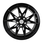 Set of 4 18x8 Alloy Wheels for 5x114.3 PCD 40mm Offset Matt Black