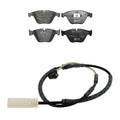 Hella Front Low-Met Disc Brake Pad w/Sensor for BMW 335i xDrive E90 (2007–2013)