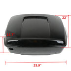 Trunk Backrest Mount Rack Plate for Harley Touring Glide (2014–2026)