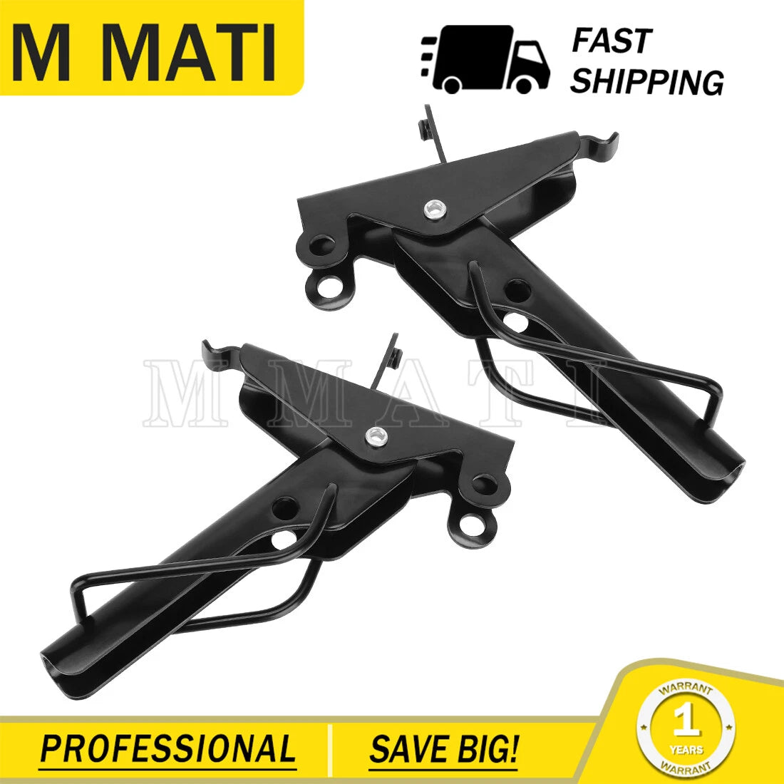 Set of 2 Hand Tailgate Latches for Polaris Ranger 400 500 570 800 (2008–2019)
