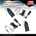 2-Pack Folding Kayak Anchor Set for Grapnel Boat (Black, 3.2KG)