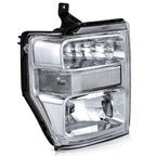 Set of 2 Headlight Assemblies for Ford F-250 F-350 F-450 F-550 (2008–2010)
