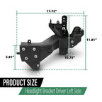 Headlight Mounting Bracket Left Side for Jeep Grand Cherokee (2011–2013)