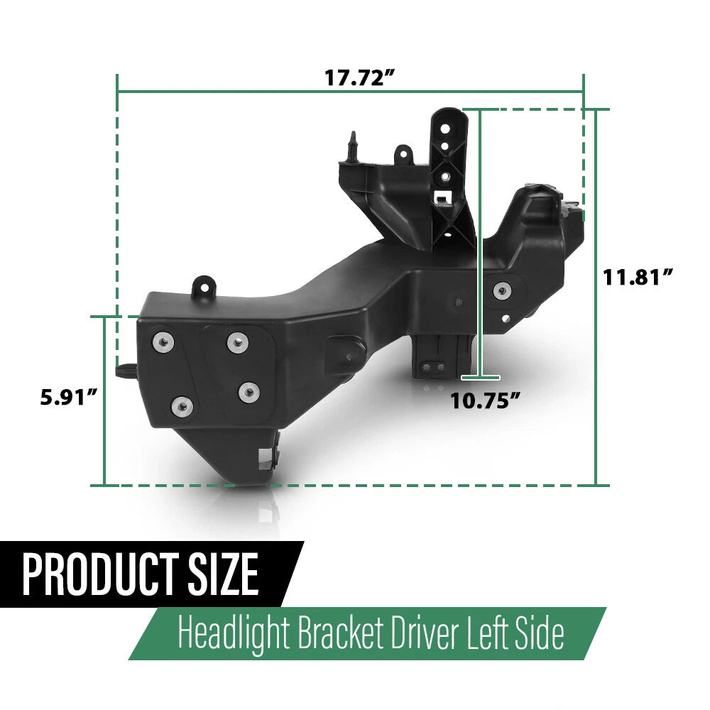 Headlight Mounting Bracket Left Side for Jeep Grand Cherokee (2011–2013)