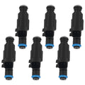 6x Fuel Injector for Jeep Wrangler 4.0L (1999–2004)