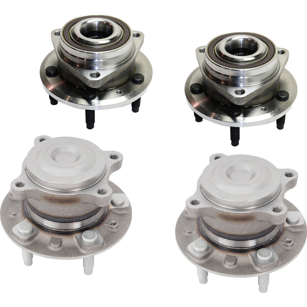 Wheel Hubs for Chevrolet Cruze (2014–2015) Front Rear 5 Lug