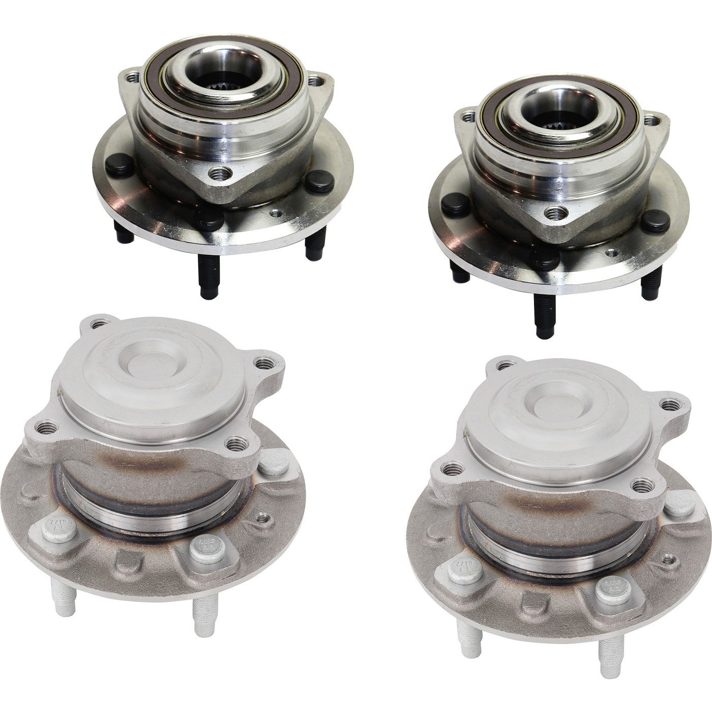 Wheel Hubs for Chevrolet Cruze (2014–2015) Front Rear 5 Lug