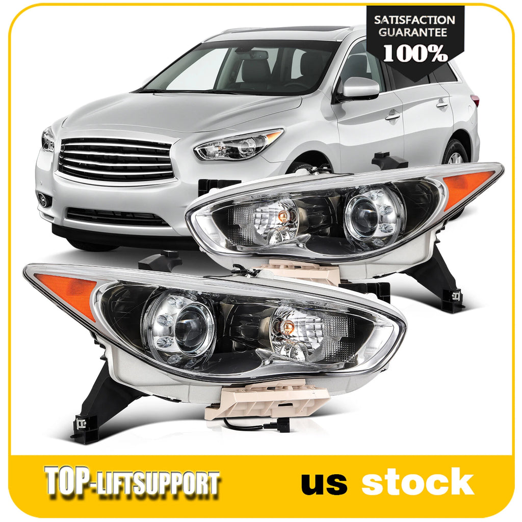 2Pcs HID Projector Headlight for Infiniti JX35 QX60 (2013–2015)