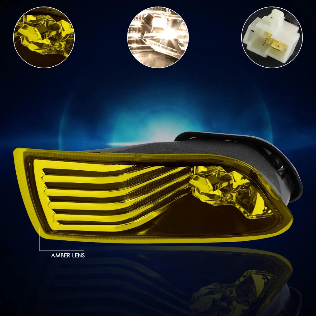 Set of 2 Amber Lens Fog Lights with Switch for Scion TC (2005–2010)