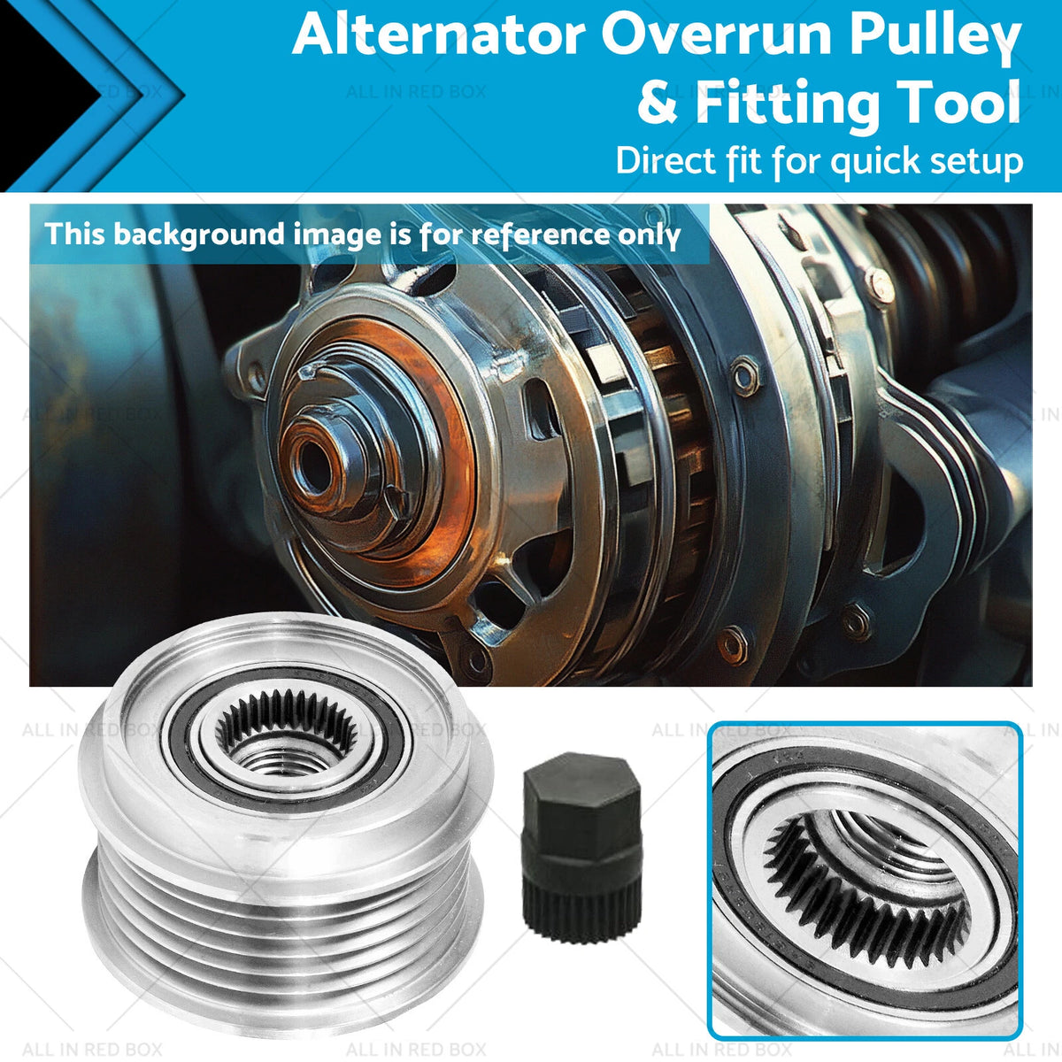 Alternator Overrun Pulley & Tool for Holden Colorado RG (2012–2020)